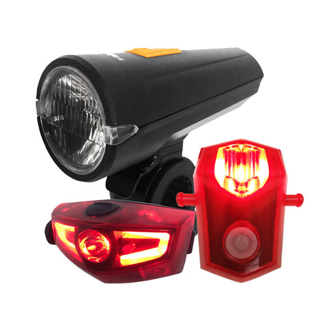 Rechargeable Bike Light Set